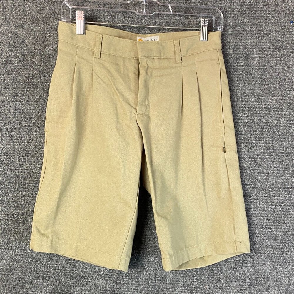 Dennis Uniform Shorts Waist 27 Men's Beige Polyester Blend